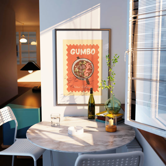 New Orleans Creole Gumbo Art Print