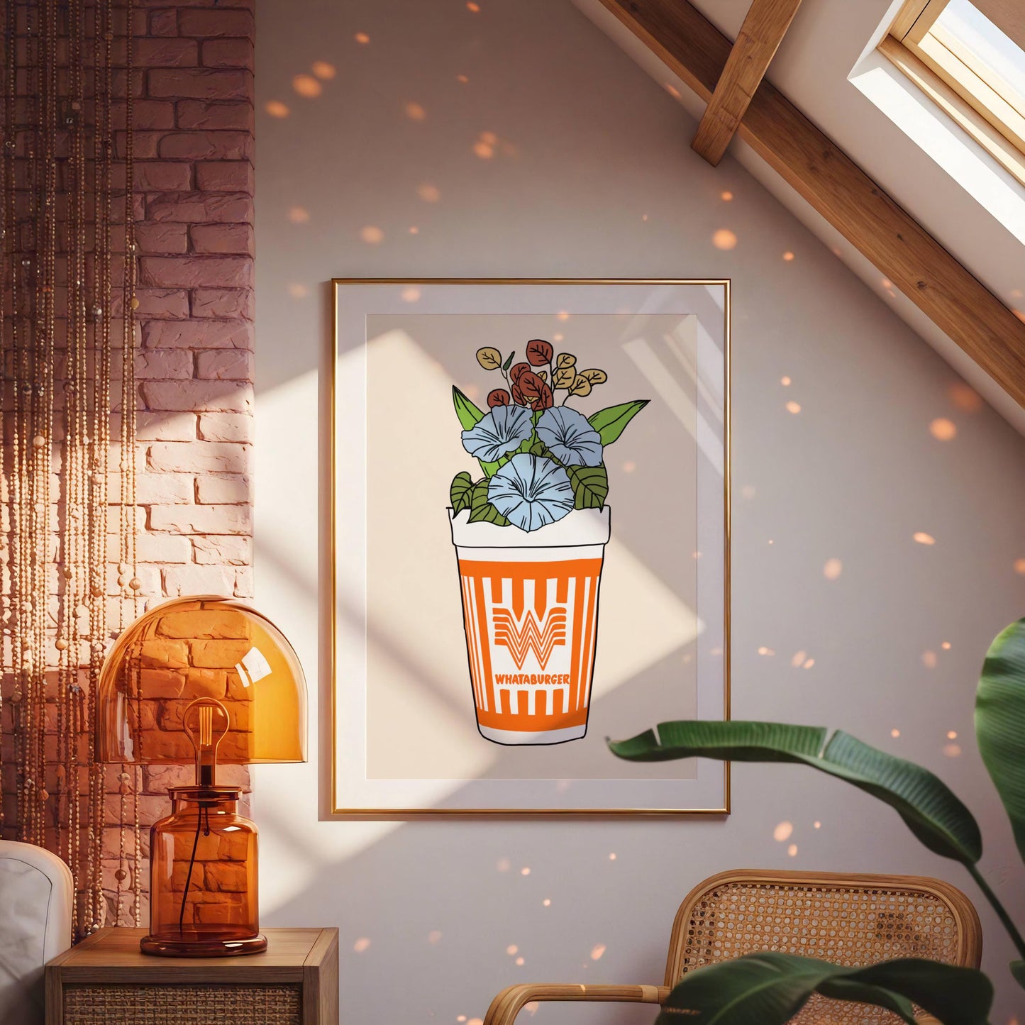 Whataburger Cup Vase Print