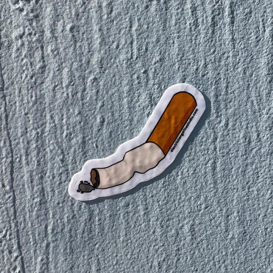 2" Vinyl Cigarette Sticker