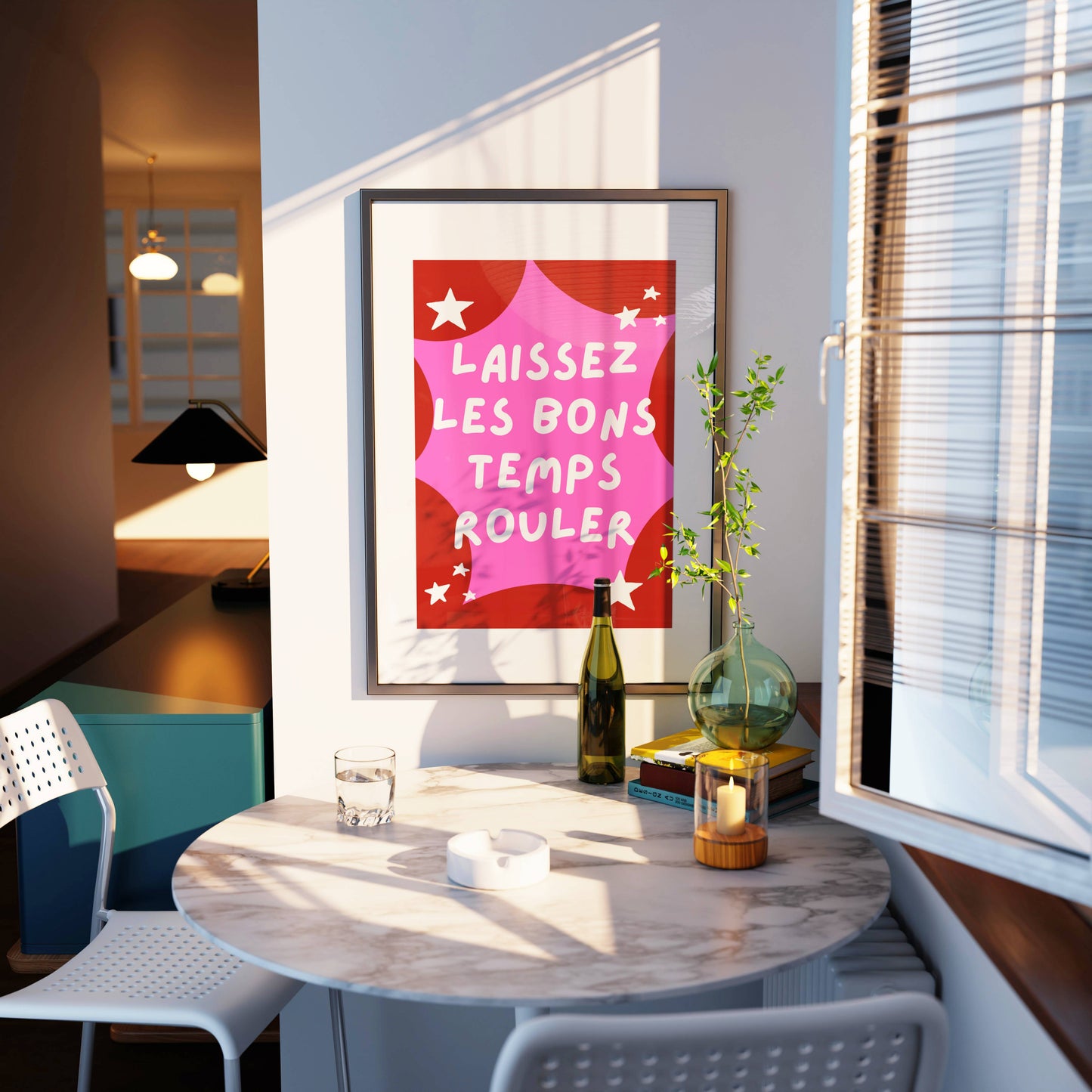 Laissez Le Bon Temps Rouler Art Print