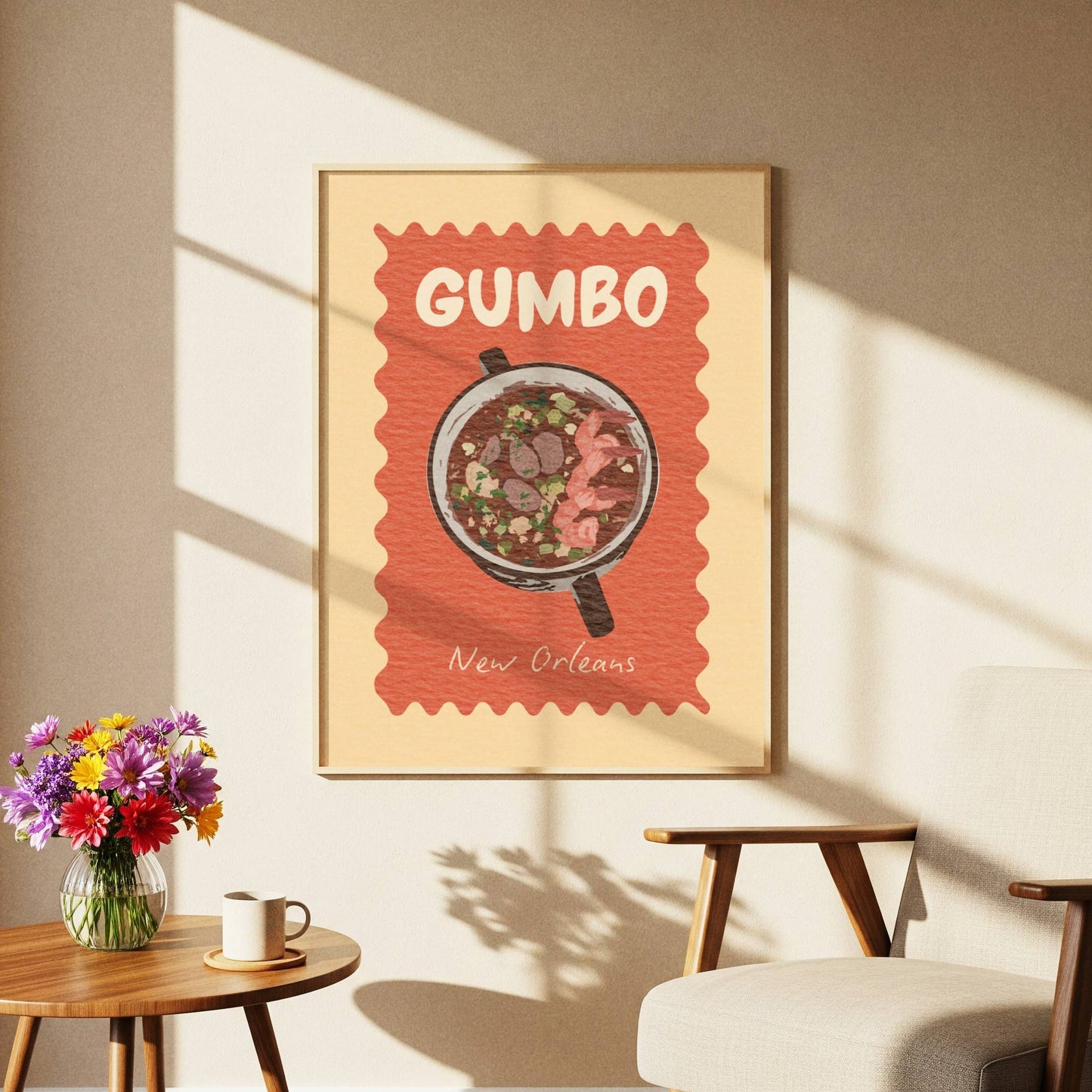 New Orleans Creole Gumbo Art Print