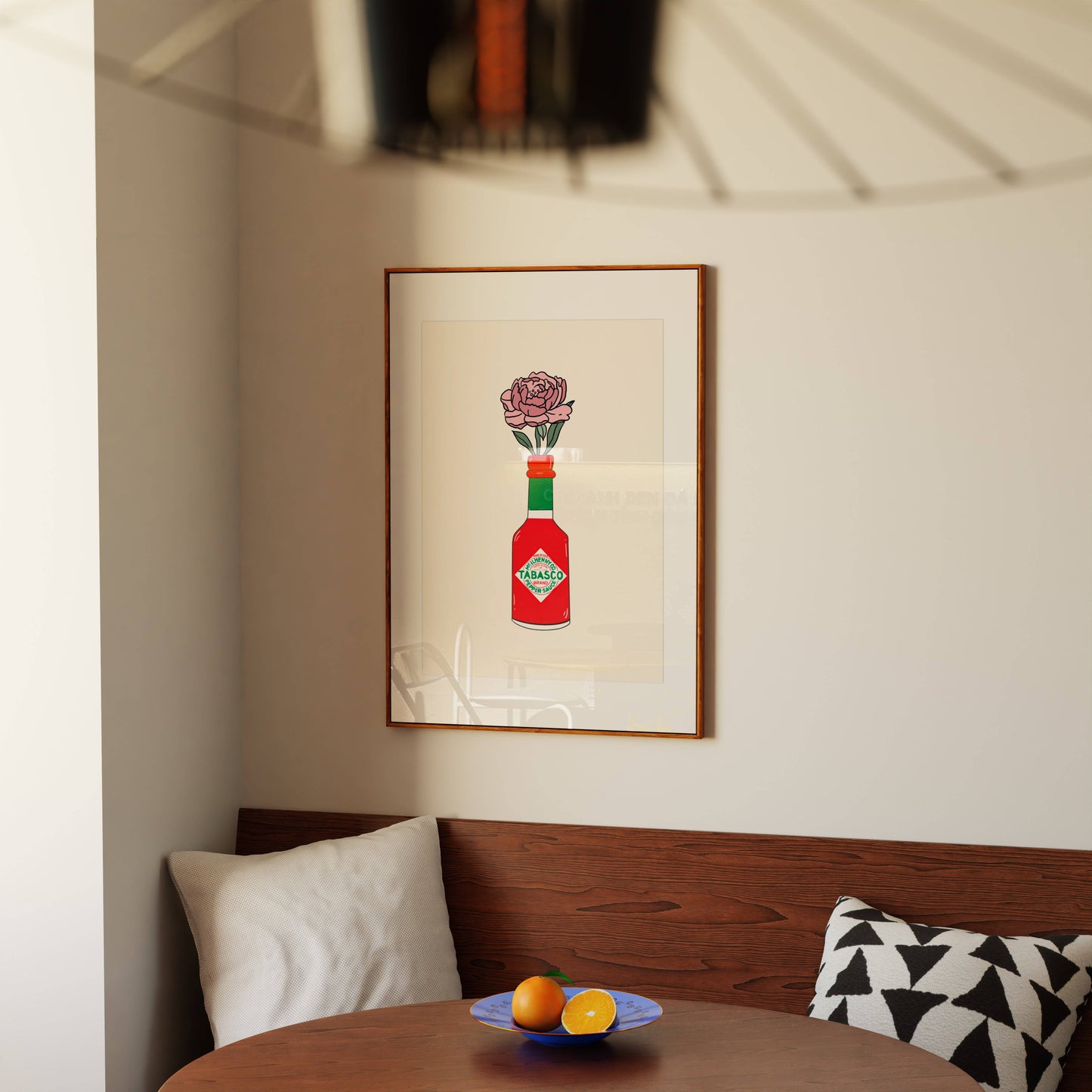 Tabasco Hot Sauce Vase Print