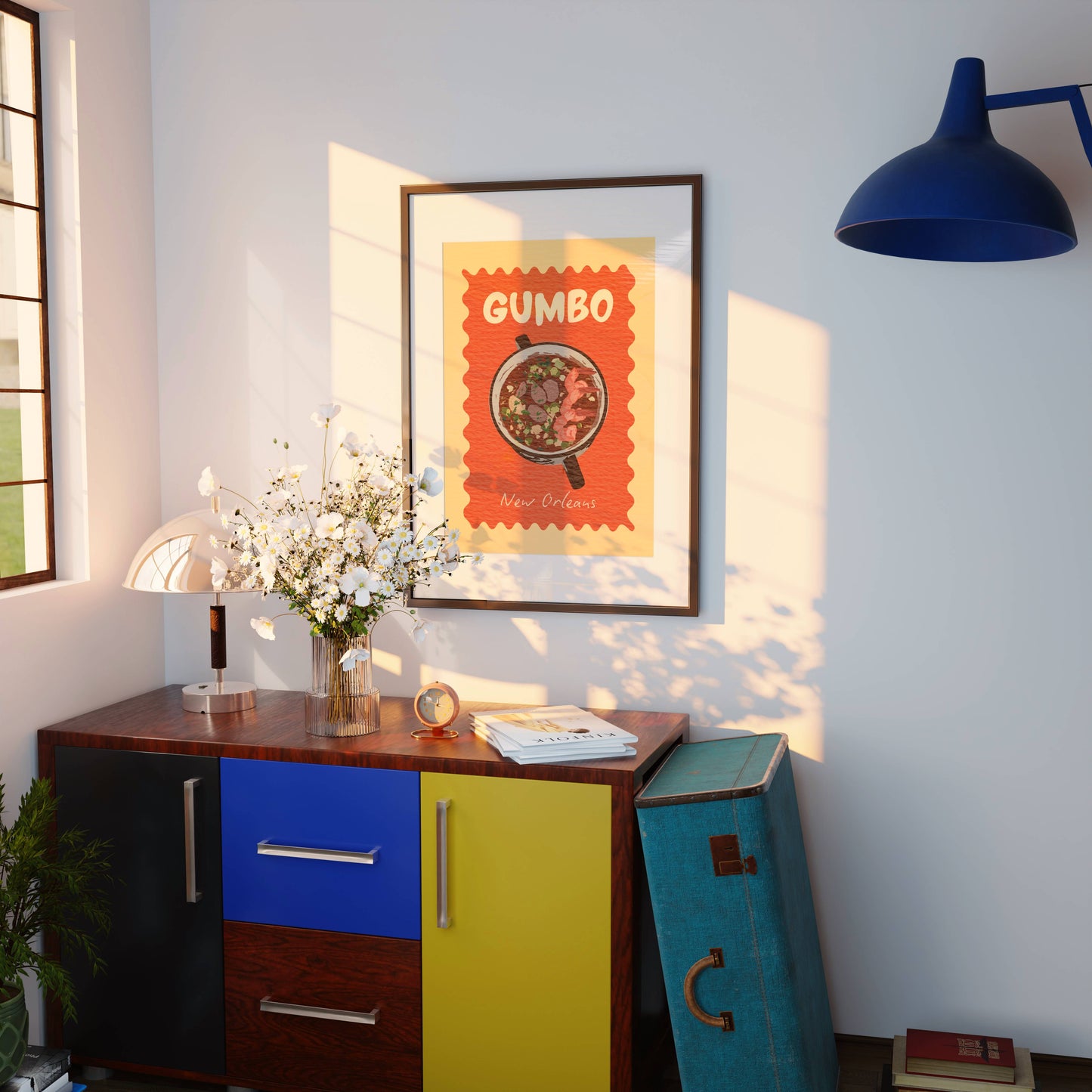 New Orleans Creole Gumbo Art Print