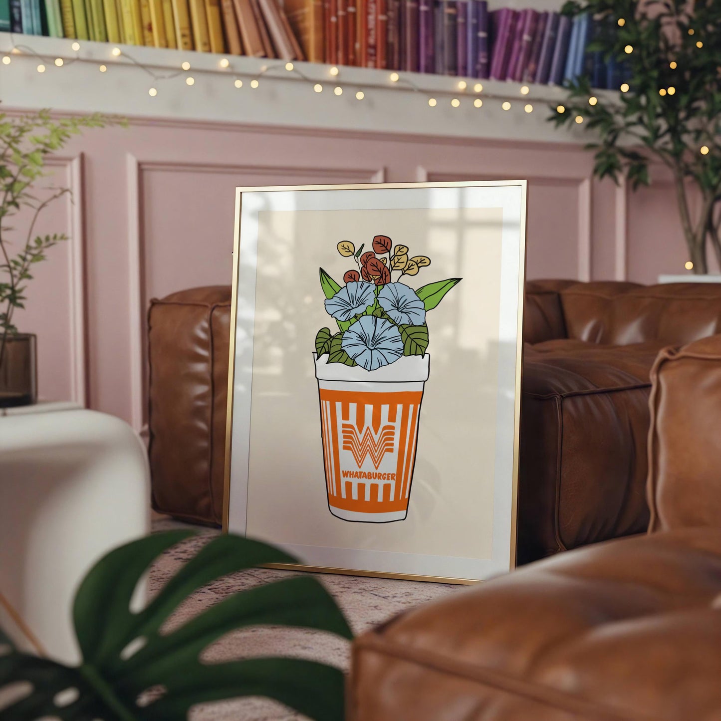 Whataburger Cup Vase Print