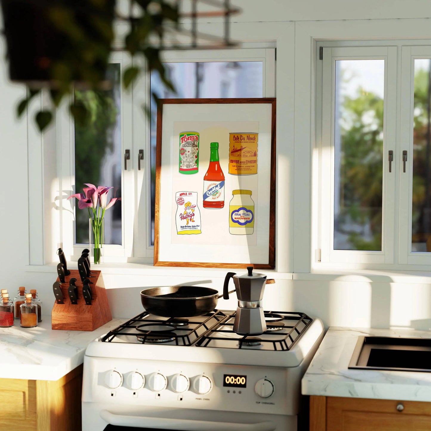 Louisiana Food Brands Print