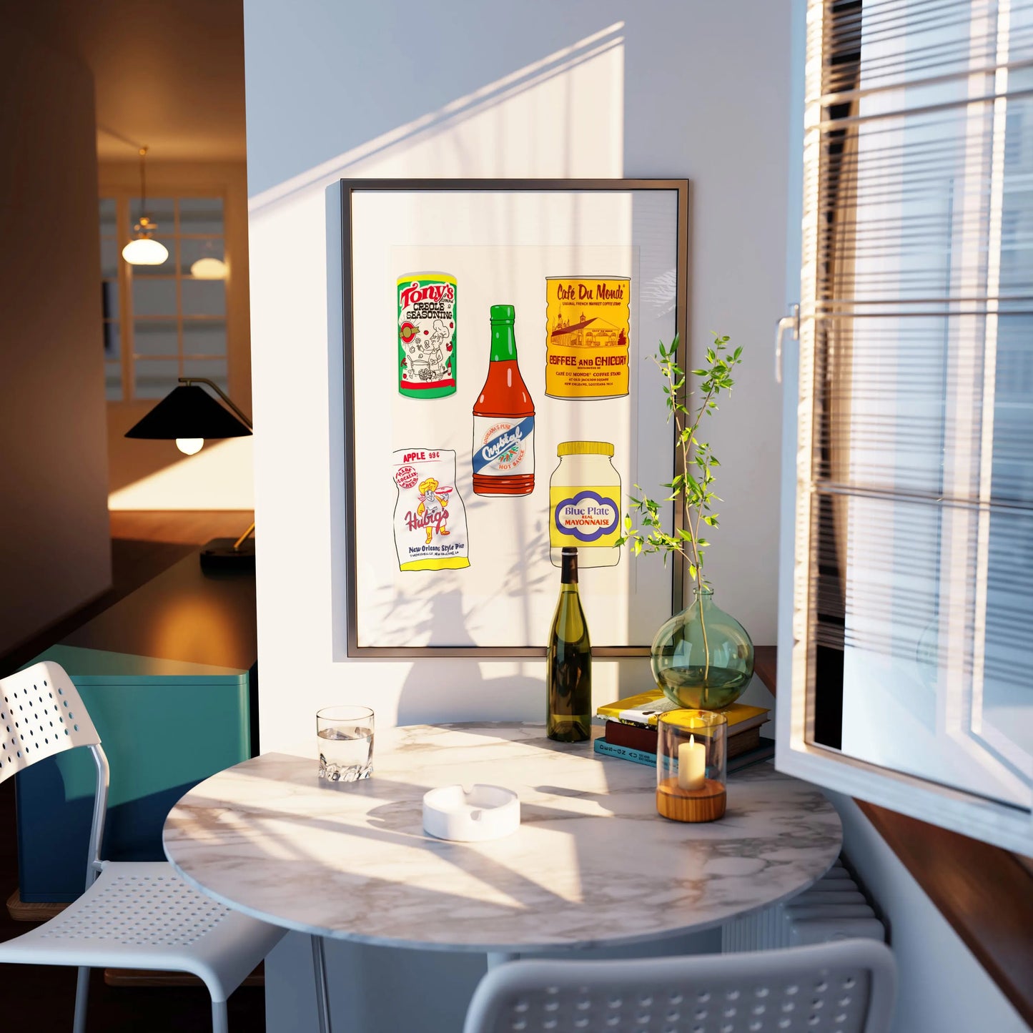 Louisiana Food Brands Print