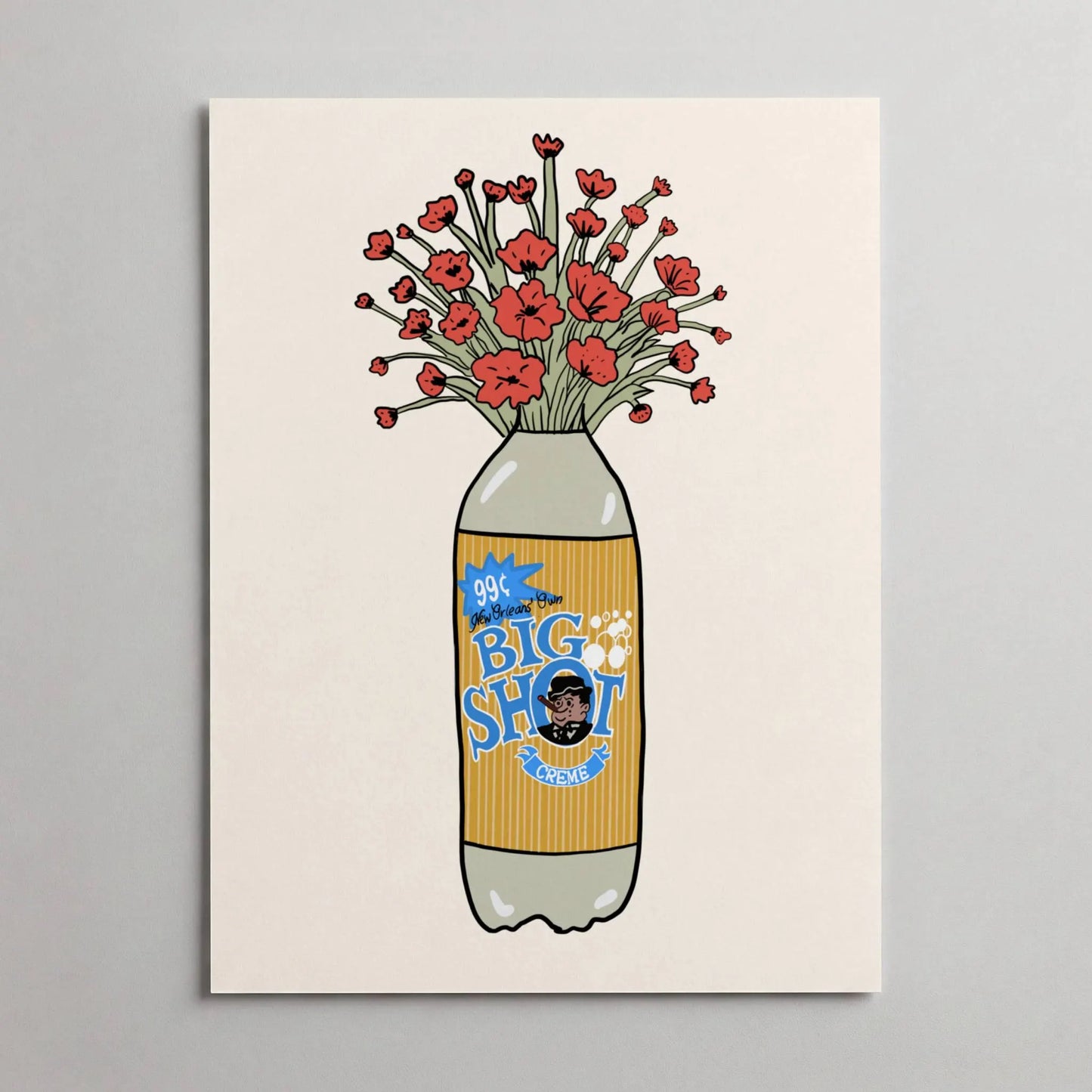 6 Print Bundle: Louisiana Food Icons Vases