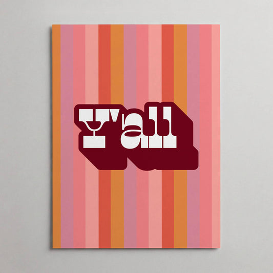 Y'all Art Print