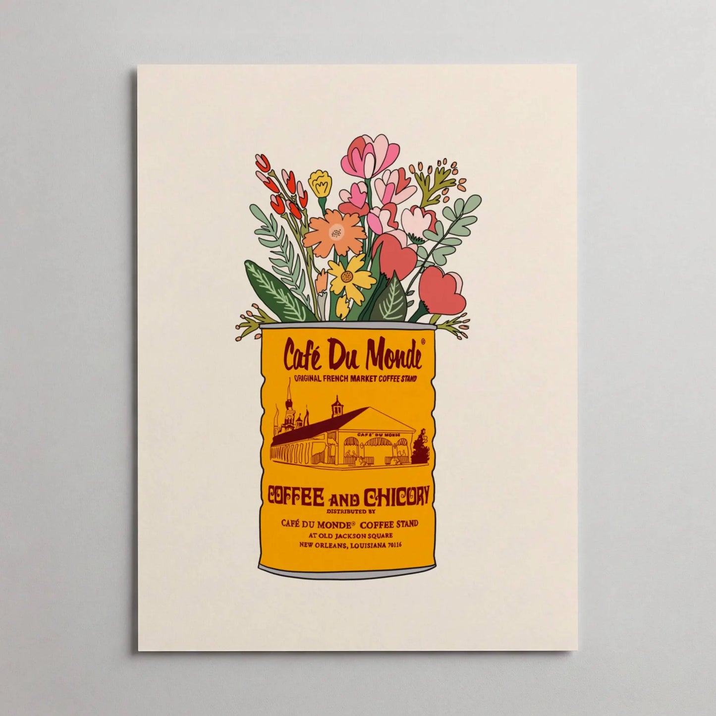 6 Print Bundle: Louisiana Food Icons Vases