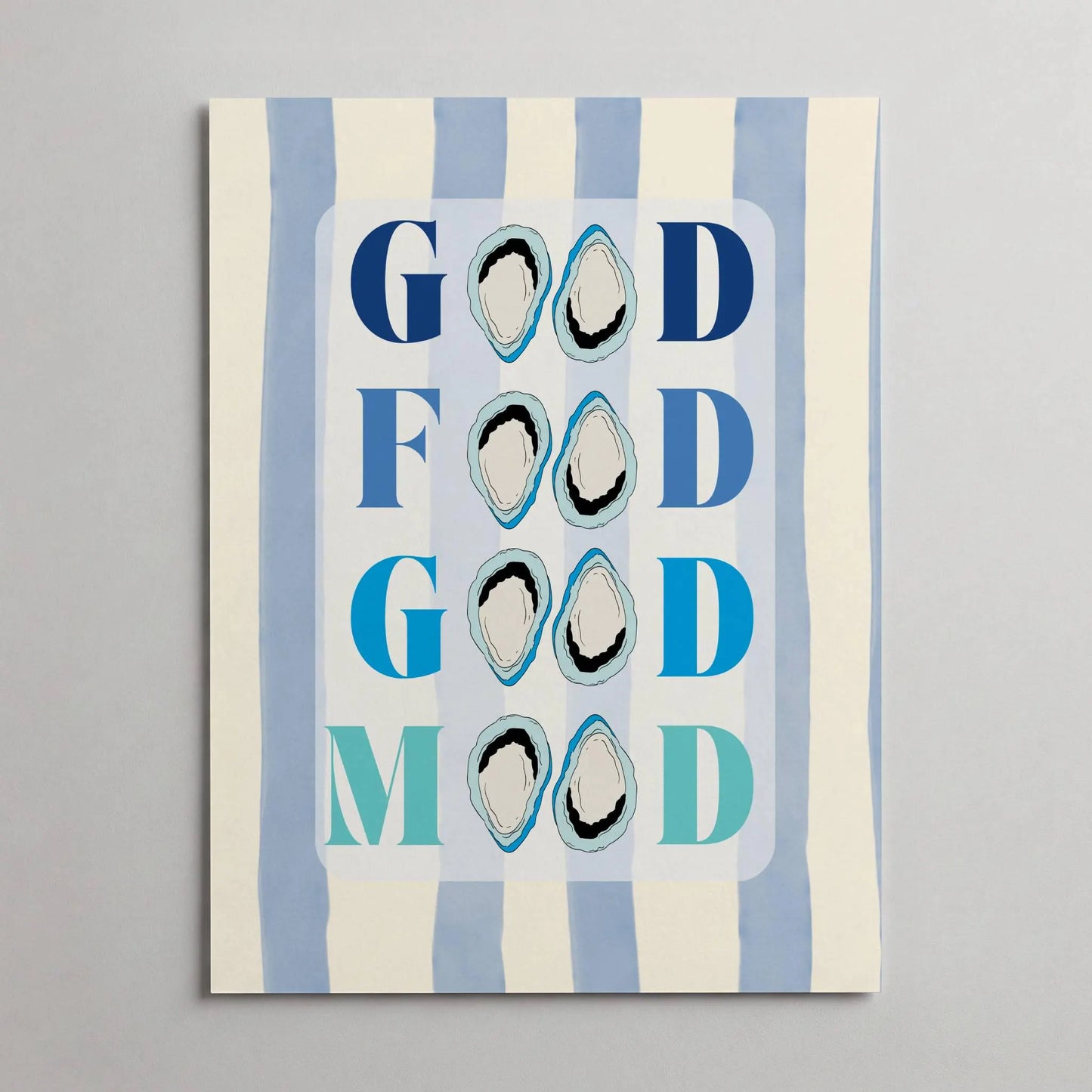 Good Food Good Mood Art Print