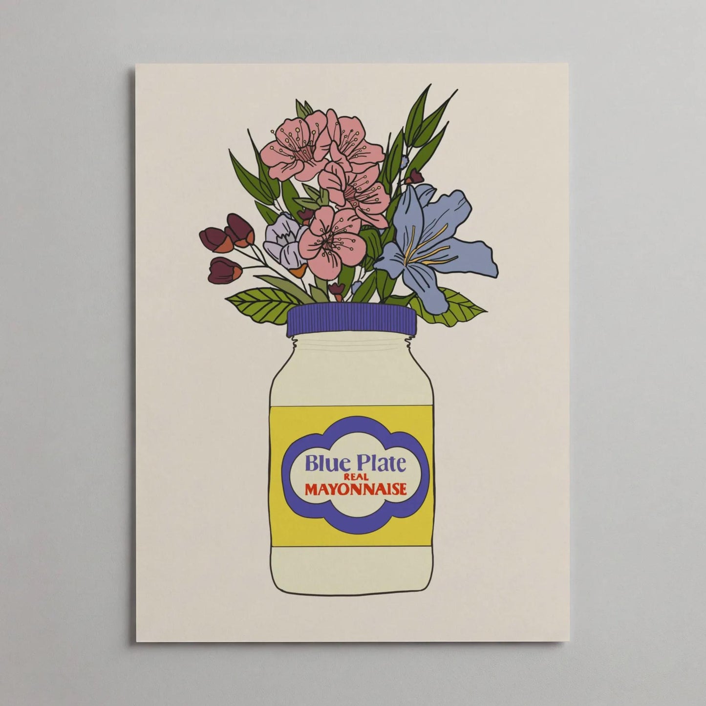Louisiana Mayo Giclee Art Print: Louisiana Kitchen Decor