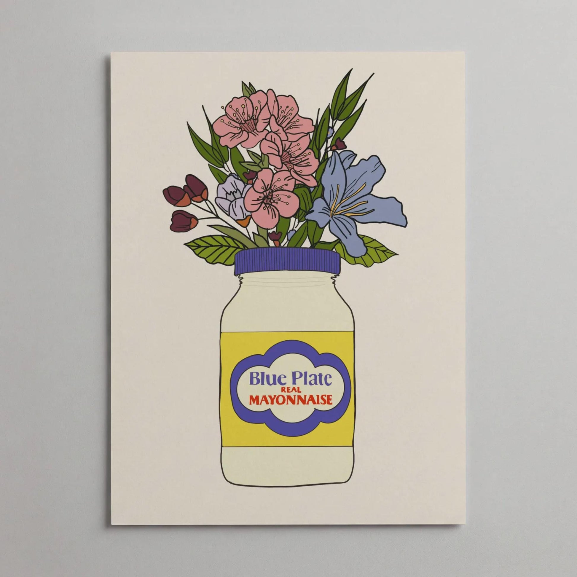 Louisiana Mayo Giclee Art Print: Louisiana Kitchen Decor