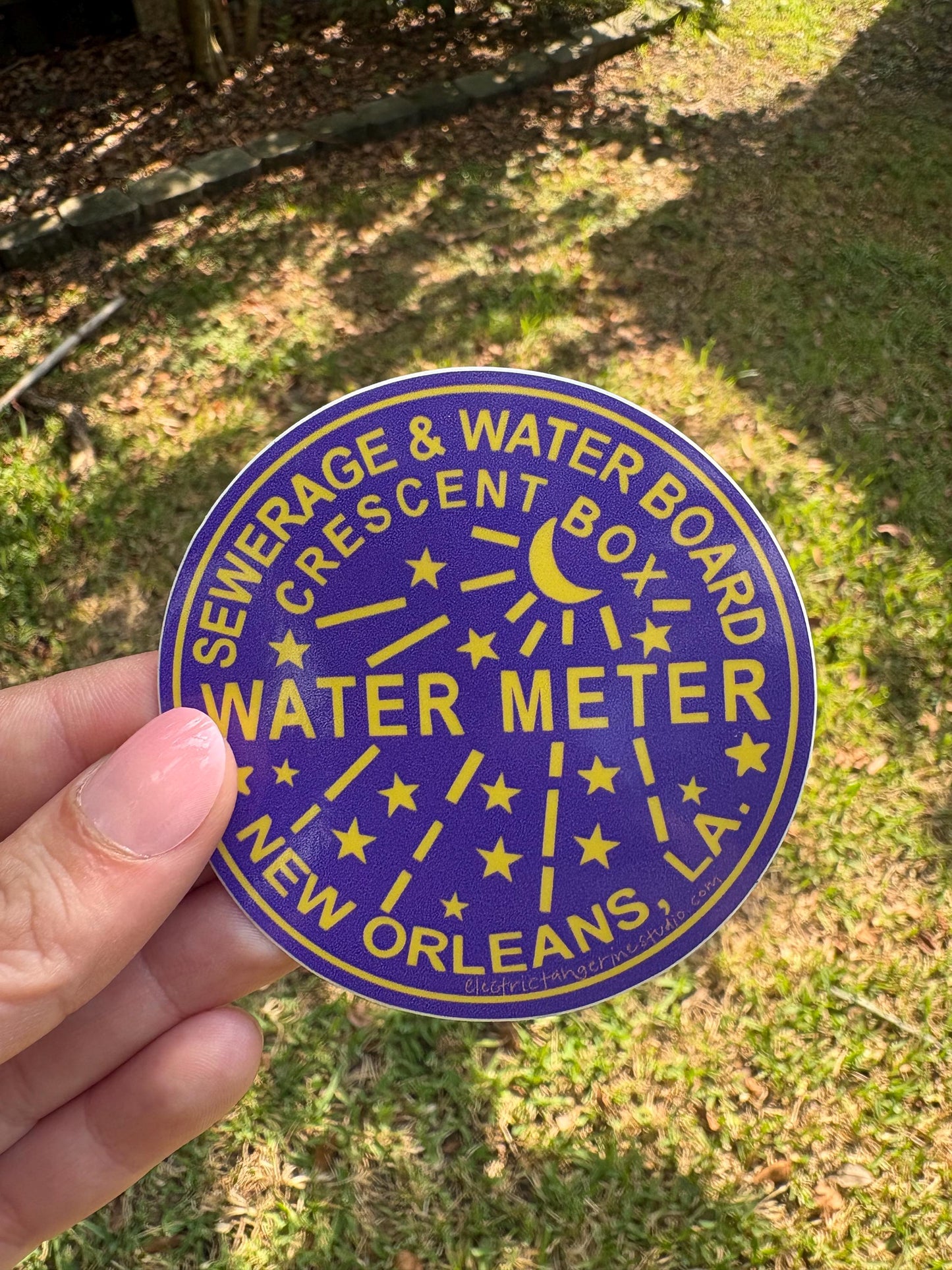New Orleans Water Meter 3" Vinyl Sticker