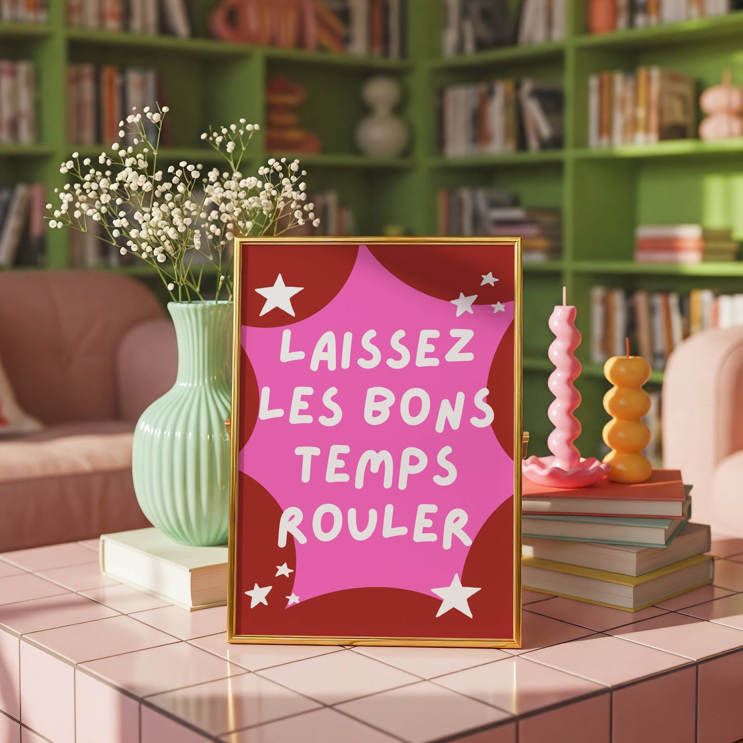 Laissez Le Bon Temps Rouler Art Print
